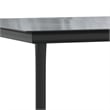vidaXL Garden Dining Set in Black and Gray