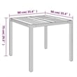vidaXL PE Rattan Medium Modular Garden Dining Set in Gray