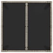 vidaXL PE Rattan/Powder-Coated Steel/Tempered Glass Garden Dining Set in Gray