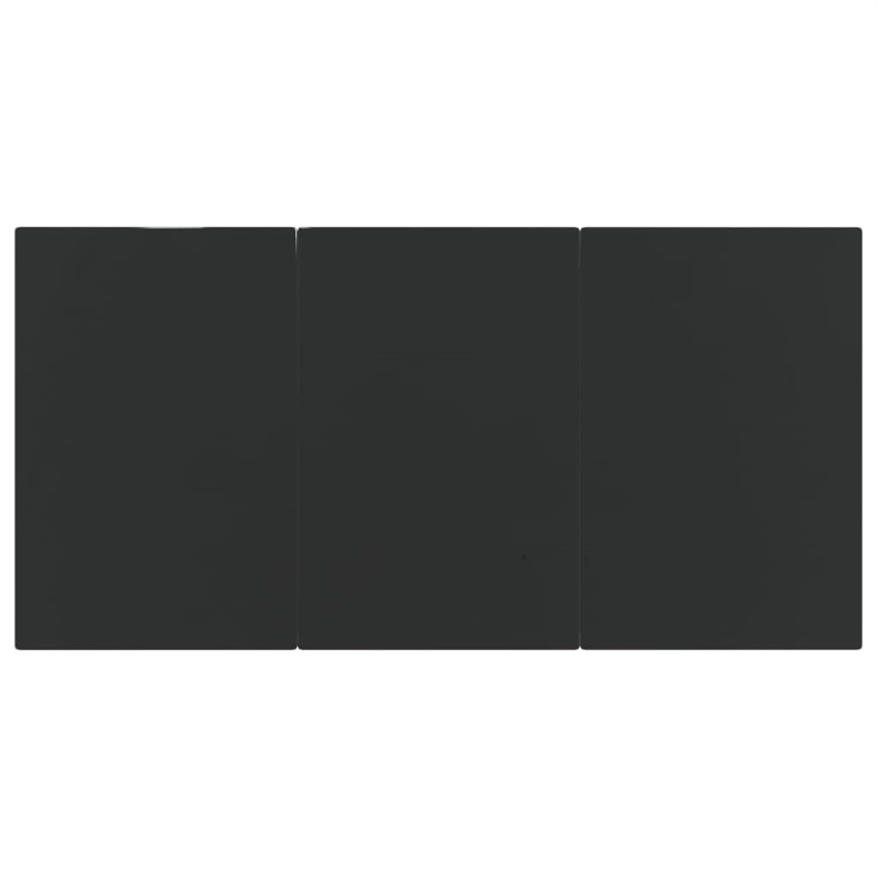 vidaXL PE Rattan Large Garden Dining Set in Black