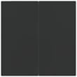 vidaXL Poly Rattan Garden Dining Set in Black/Gray