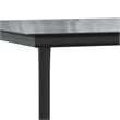 vidaXL Garden Dining Set in Black and Gray