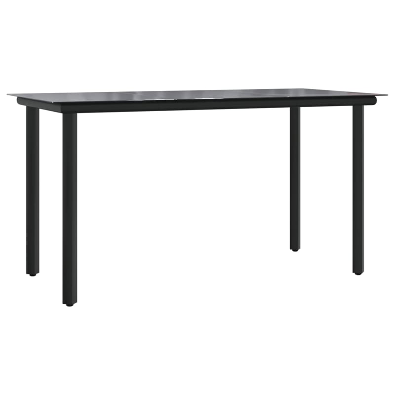 vidaXL Garden Dining Set in Brown/Black/Cream White