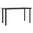 vidaXL Garden Dining Set in Brown/Black/Cream White
