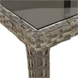 vidaXL 9 Piece Patio Dining Set in Gray