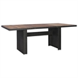 vidaXL Outdoor Dining Set in Black and in Dark Grey