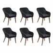 vidaXL Outdoor Dining Set in Black and in Dark Grey
