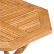 vidaXL Teak Wood Garden Dining Set in Warm Brown