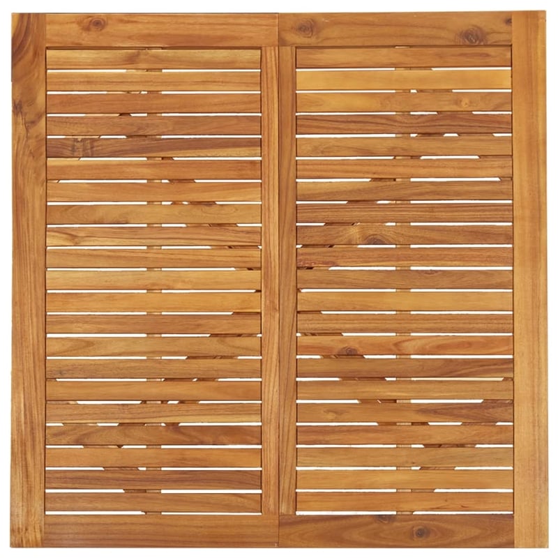 vidaXL Solid Acacia Wood Medium Garden Dining Set Natural Wood
