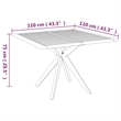 vidaXL Solid Acacia Wood Medium Garden Dining Set Natural Wood