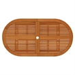 vidaXL Solid Eucalyptus Wood Medium Garden Dining Set in Reddish-Brown