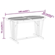 vidaXL Solid Eucalyptus Wood Medium Garden Dining Set in Reddish-Brown