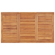 vidaXL Fine Sanded Teak Hardwood Garden Dining Set in Natural Teak