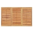 vidaXL Fine Sanded Teak Hardwood Medium Garden Dining Set in Natural