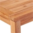 vidaXL Fine Sanded Teak Hardwood Medium Garden Dining Set in Natural
