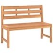 vidaXL Fine Sanded Teak Hardwood Medium Garden Dining Set in Natural