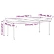 vidaXL Garden Dining Set in Grey and in Black