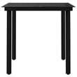 vidaXL Garden Dining Set in Grey and in Black