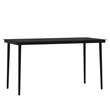 vidaXL Garden Dining Set in Black
