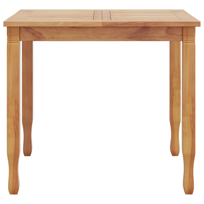 vidaXL Garden Dining Set Wooden in Brown Solid Teak Wood