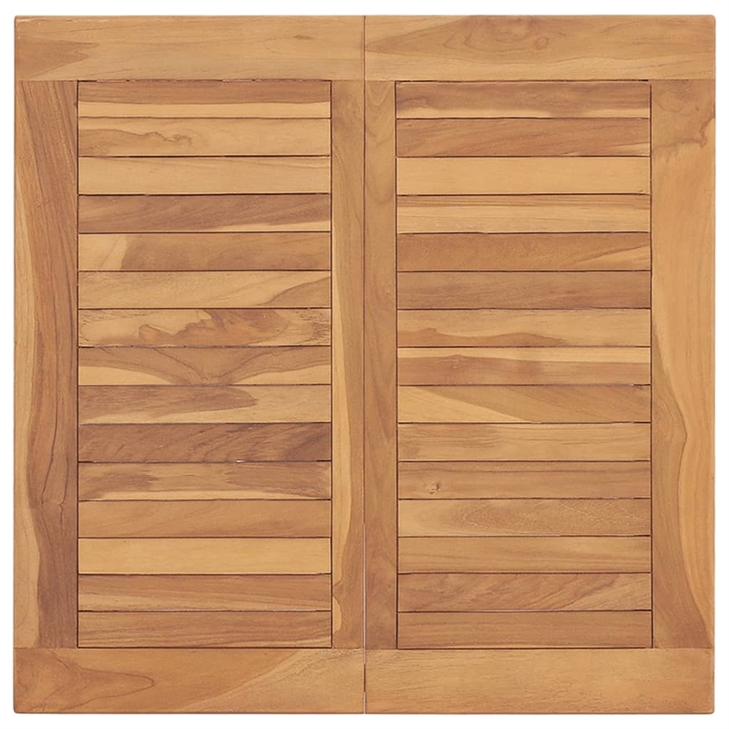 vidaXL Garden Dining Set Wooden in Brown Solid Teak Wood