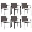 vidaXL Garden Dining Set in Brown