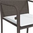 vidaXL Garden Dining Set in Brown