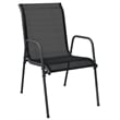 vidaXL 5 Piece Steel Garden Dining Set in Black/Anthracite