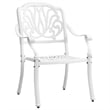 vidaXL 5 Piece Garden Dining Set in White