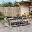 vidaXL 12 Seater Garden Dining Set in Black/Anthracite