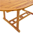 vidaXL 7 Piece Garden Dining Set in Cream