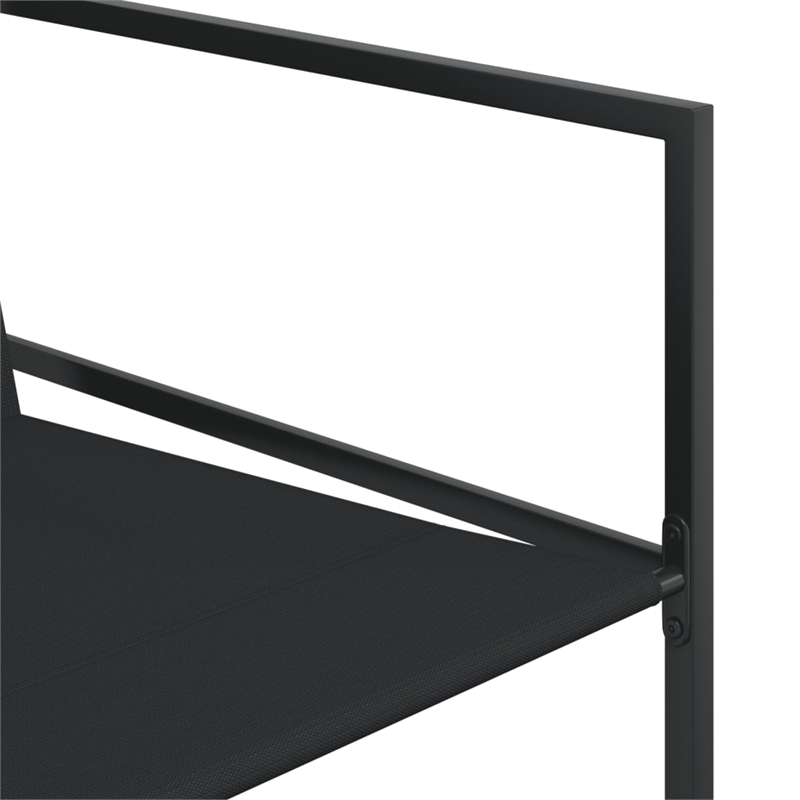 vidaXL Garden Dining Set in Black