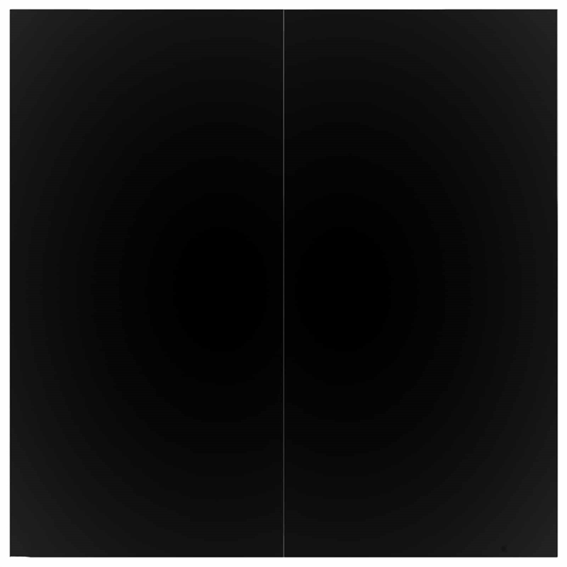 vidaXL 5 Piece Poly Rattan Garden Dining Set with Cushions in Black