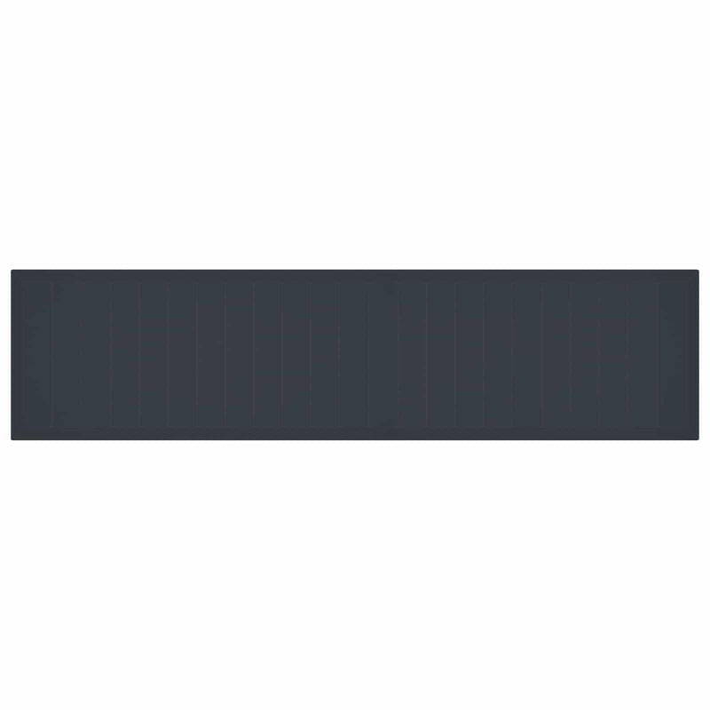 vidaXL 17 Piece Poly Rattan Garden Dining Set with Cushions in Anthracite