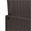 vidaXL Poly Rattan Garden Dining Set in Brown