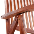 vidaXL 7 Piece Solid Acacia Wood Medium Furniture Set in Natural