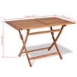 vidaXL 5 Piece Wood Furniture Set in Brown