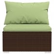 vidaXL Garden Lounge Set in Green/Brown