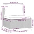 vidaXL Garden Lounge Set in Green/Brown