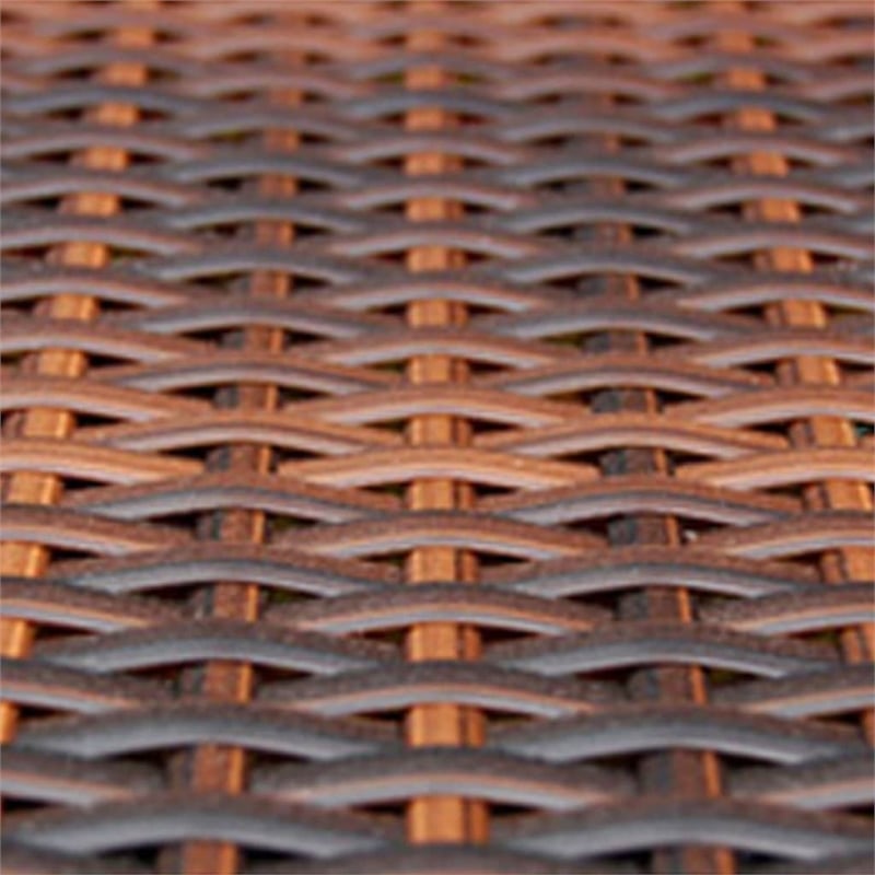 vidaXL 8 Piece Poly Rattan Garden Lounge Set in White/Brown/Cream