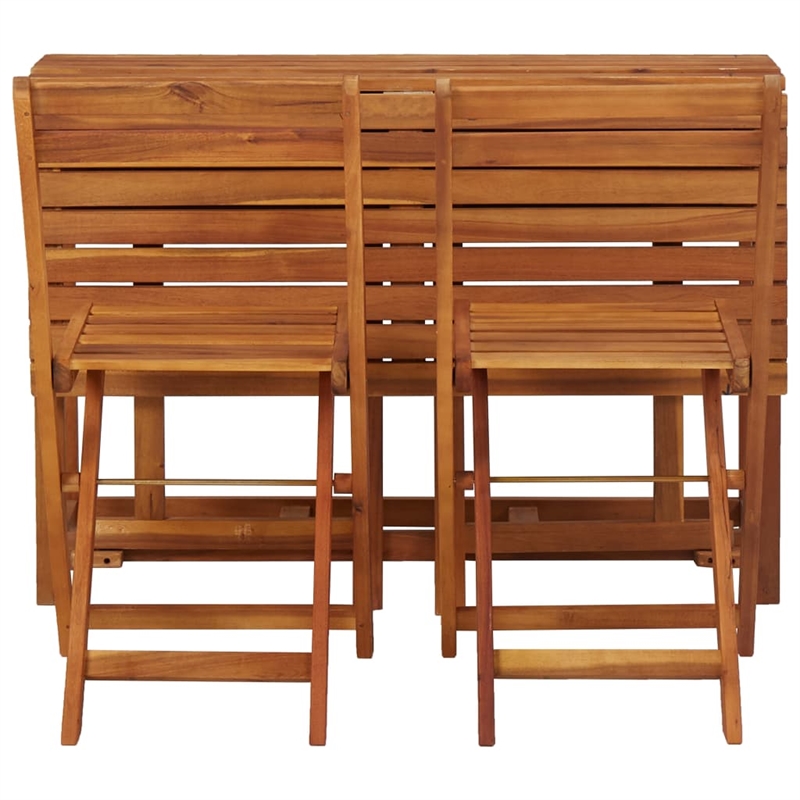 vidaXL Solid Acacia Wood Medium Furniture Set in Brown