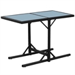 vidaXL 3 Piece Steel Small Furniture Set in Black