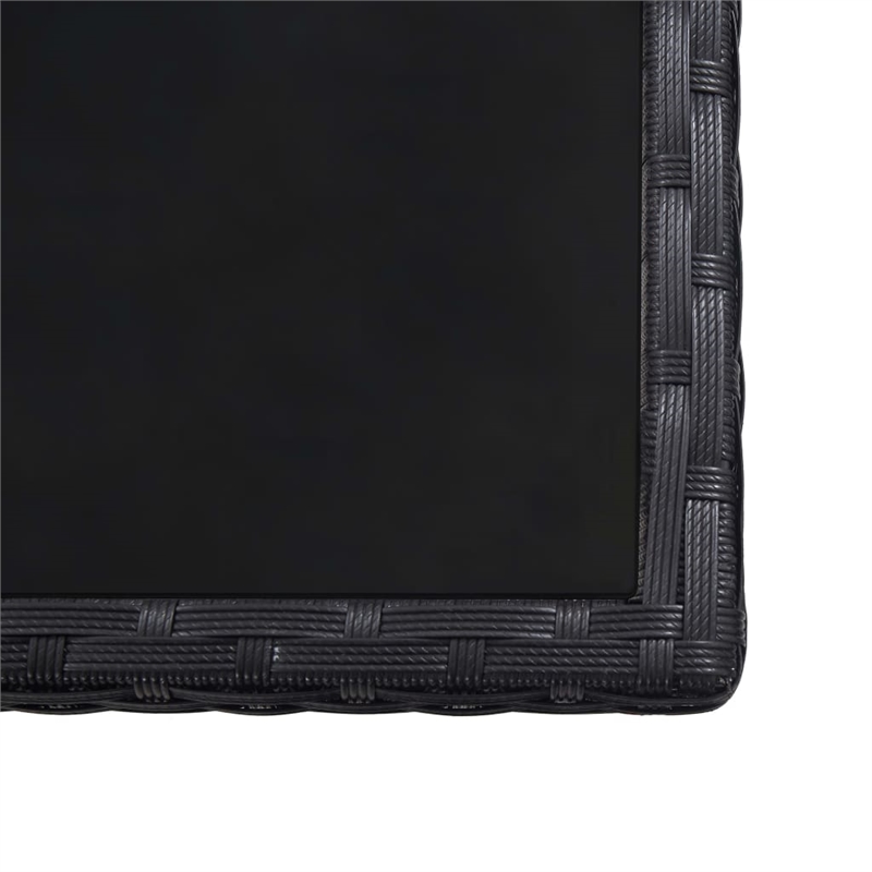 vidaXL Steel Large Furniture Set in Black