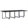 vidaXL Steel Large Furniture Set in Black