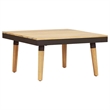 vidaXL Solid Acacia Wood Garden Lounge Set in Gray/Brown