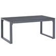 vidaXL 3 Piece Aluminum Furniture Set in Black