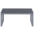 vidaXL 3 Piece Aluminum Furniture Set in Black