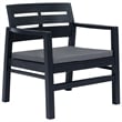 vidaXL 3 Piece Plastic Standard Furniture Set in Anthracite