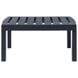 vidaXL 3 Piece Plastic Standard Furniture Set in Anthracite
