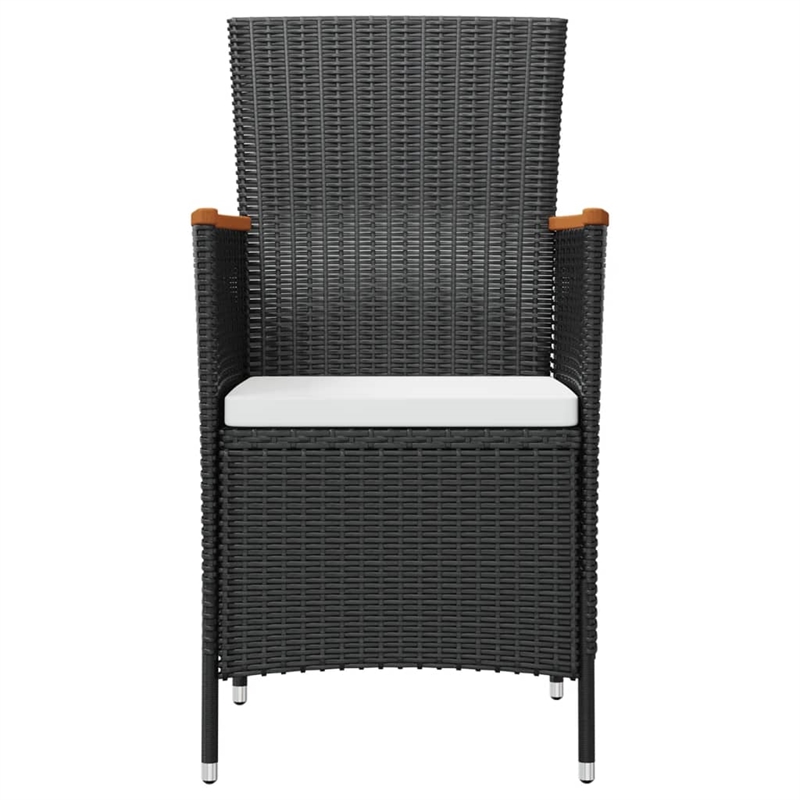 vidaXL Steel Furniture Set in Black